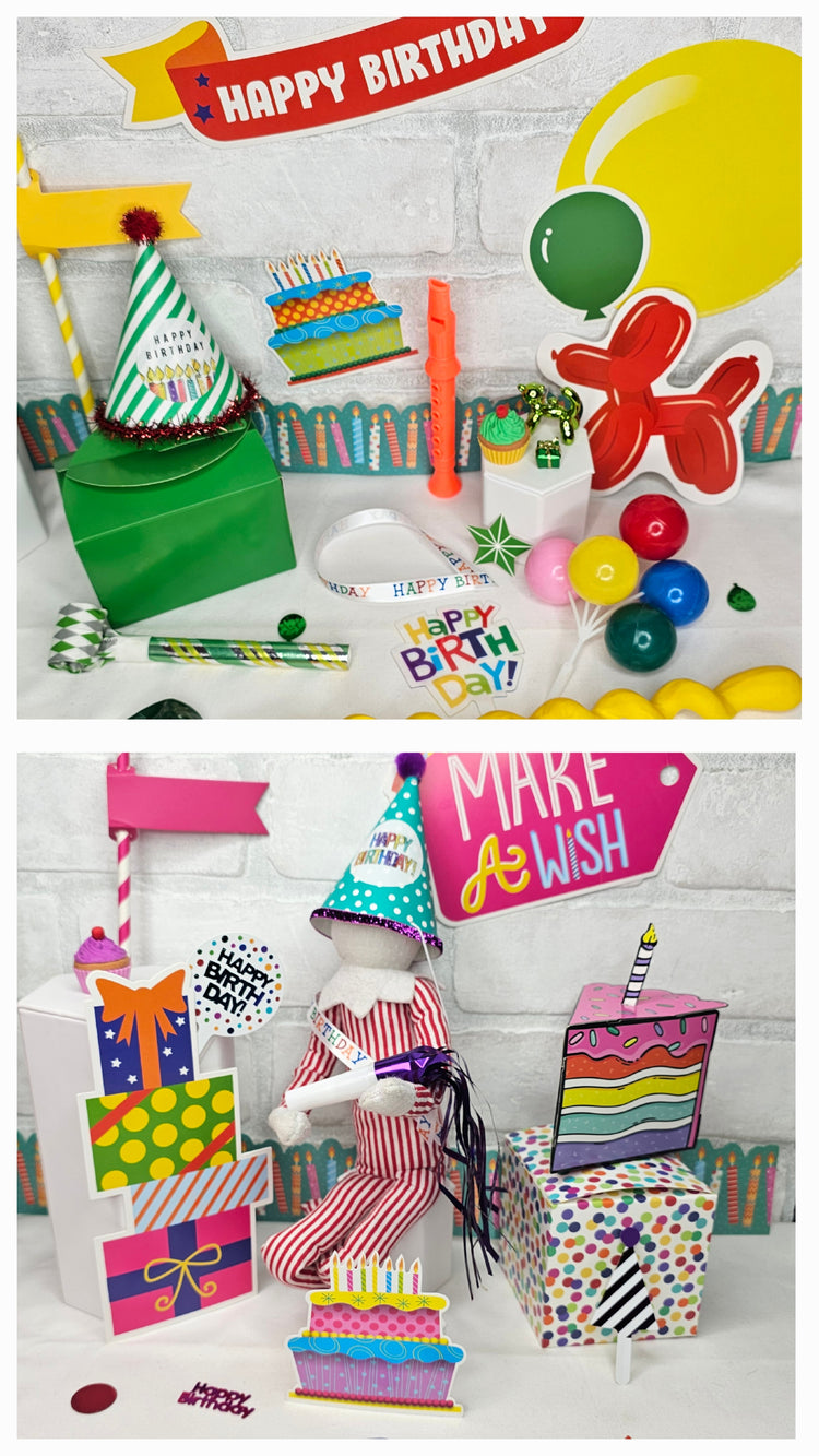 Birthday Elf - a happy birthday set!