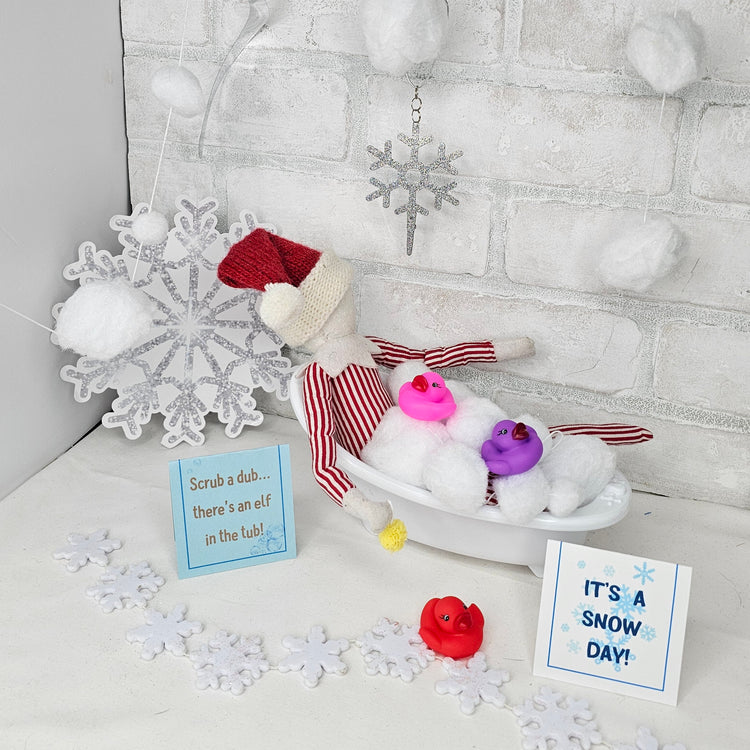 Snowday and Elf Bubble Tub Combo