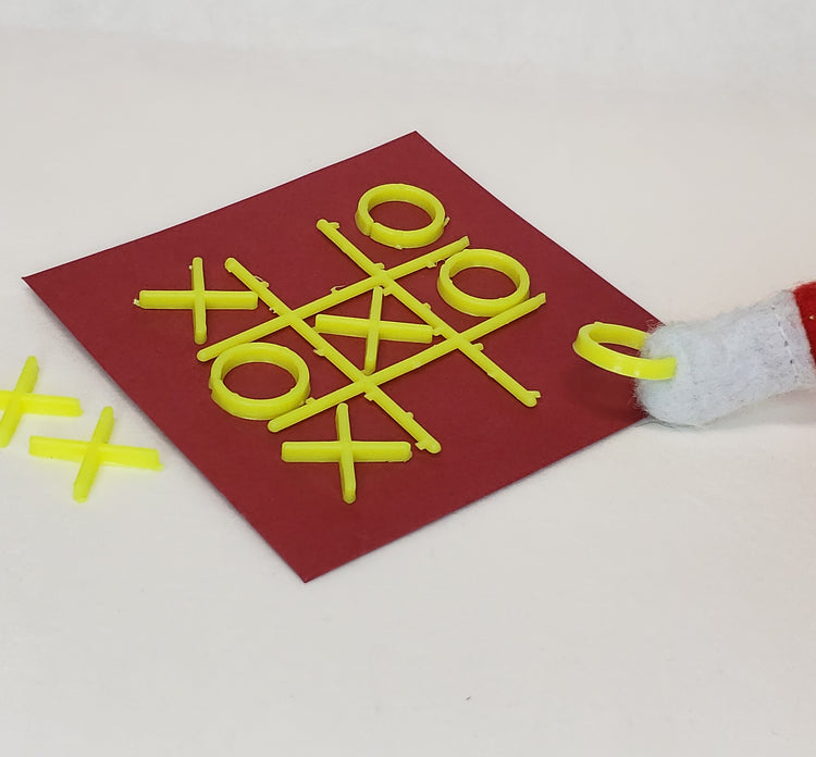 Elf Games - monkey barrel, connect 3, tic tac toe - elf size