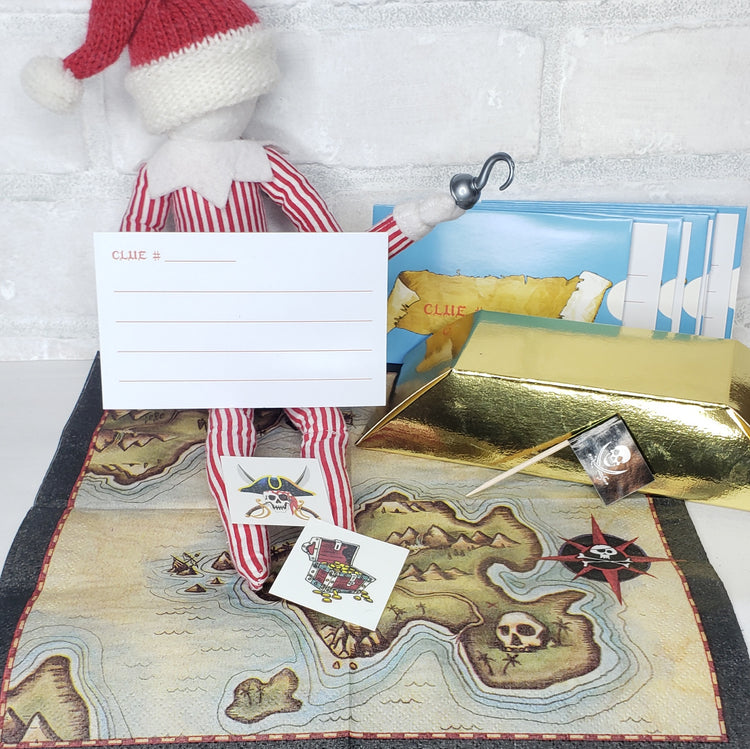 Pirate Scavenger Hunt & Treasure Activity 12pc set