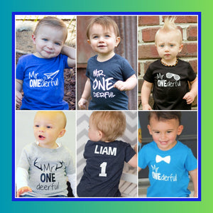 "ONEderful" Birthday Shirts