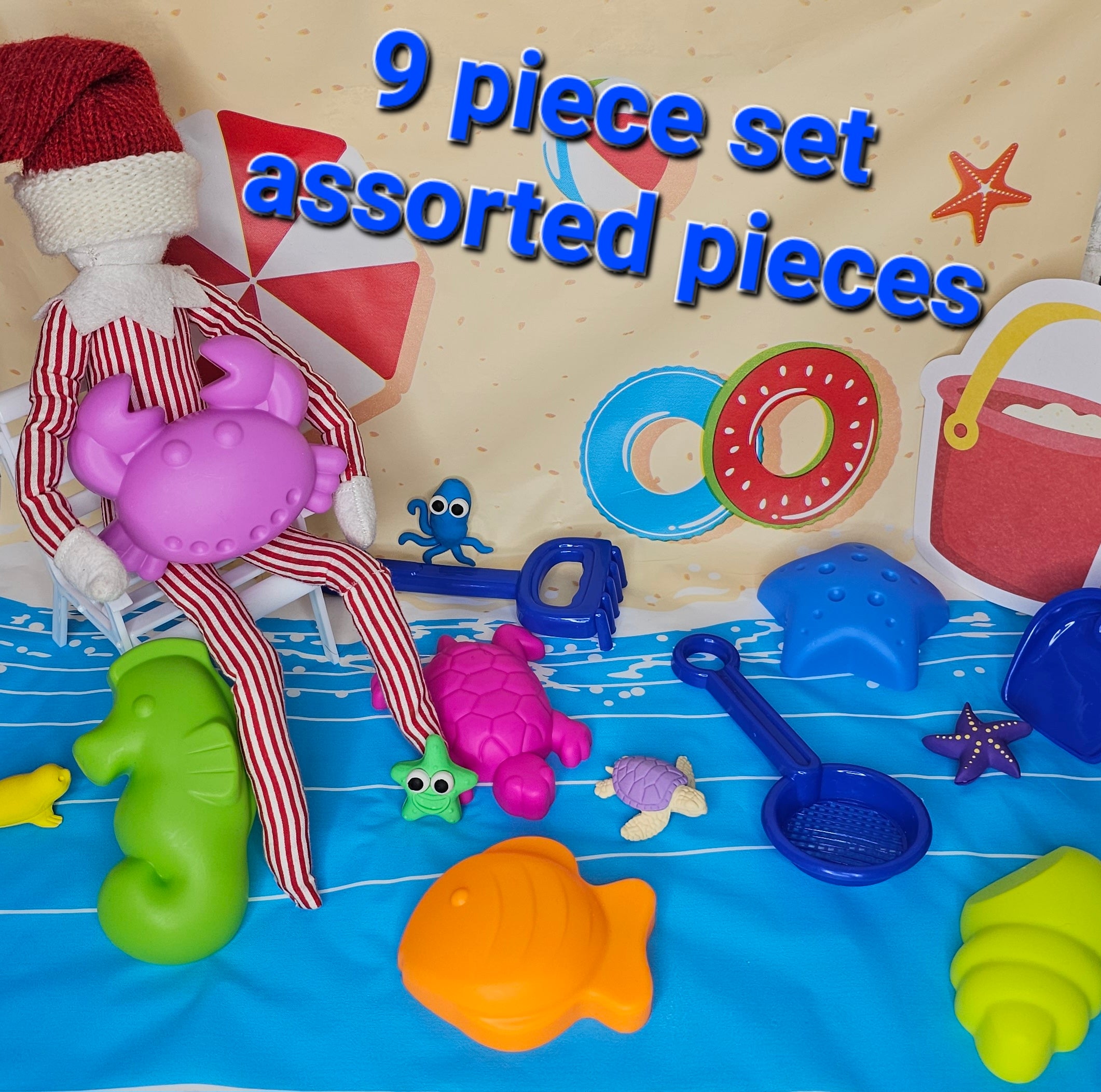 Beach Set - Deluxe 9pc set  {CLEARANCE}