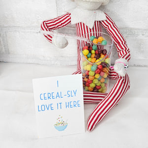 "I cereal-sly love it here" 3pc set
