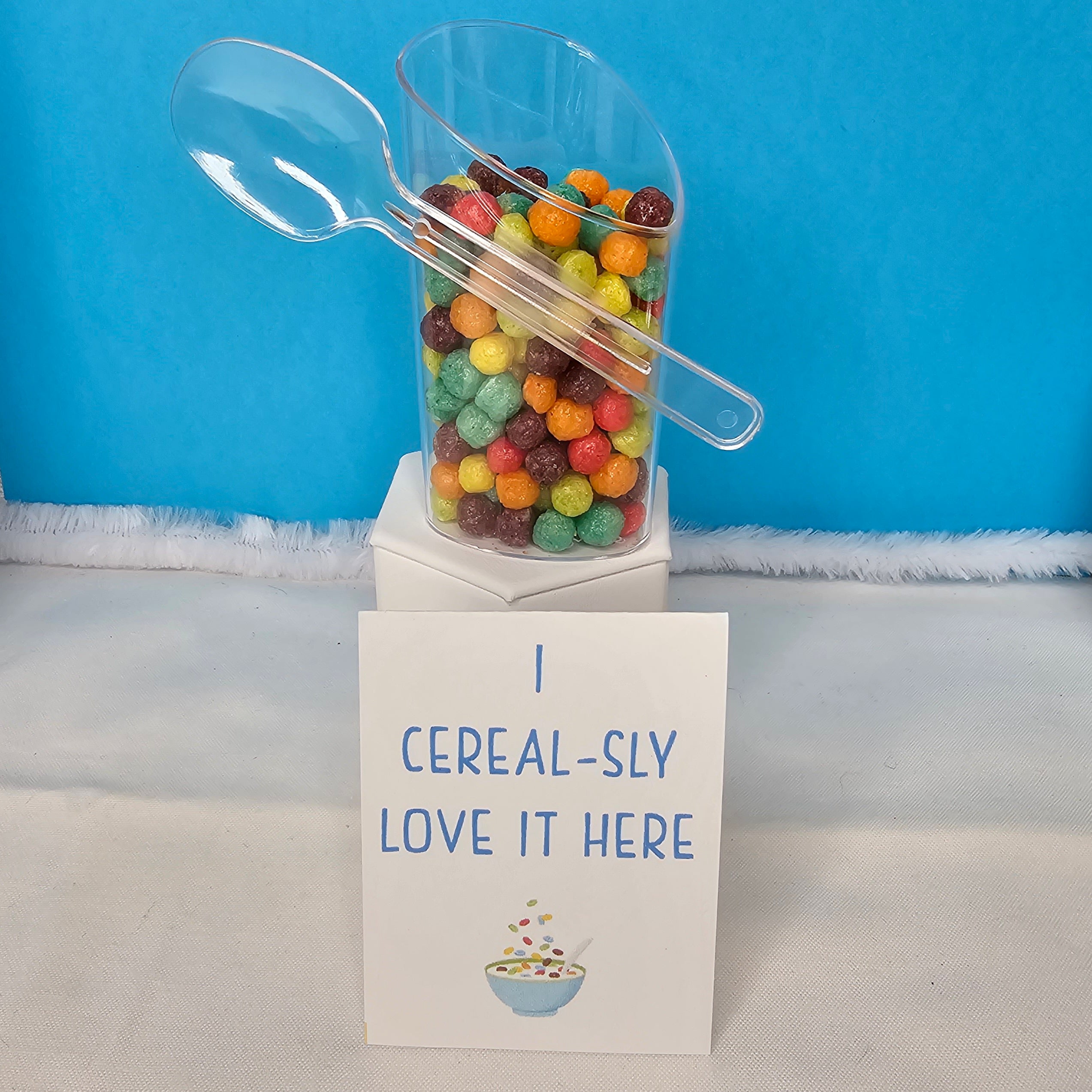 "I cereal-sly love it here" 3pc set