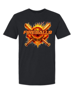 Fireballs Baseball Fan Shirt - Fireballs Logo