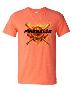 Fireballs Baseball Fan Shirt - Fireballs Logo