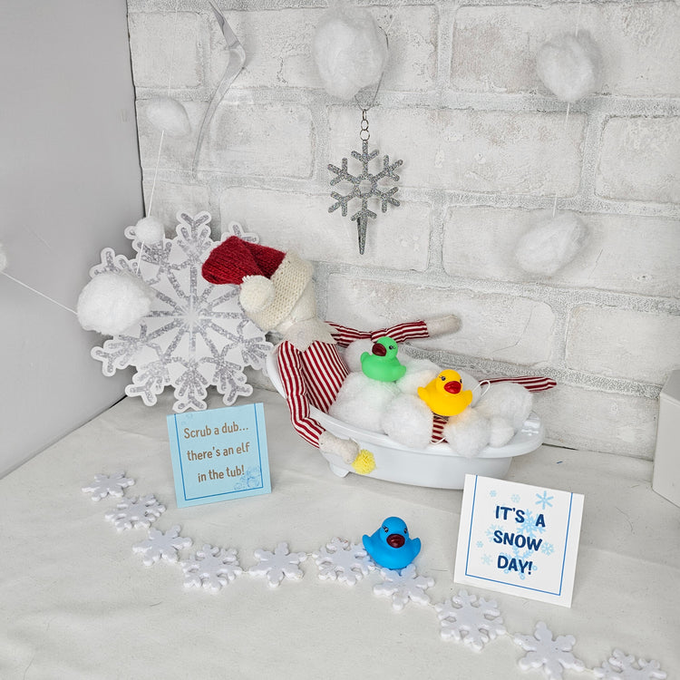 Snowday and Elf Bubble Tub Combo