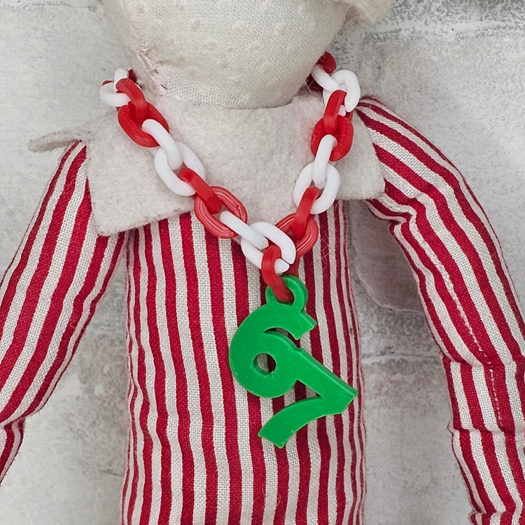 Elf "Six Seven" 67 Hype Chain Necklace