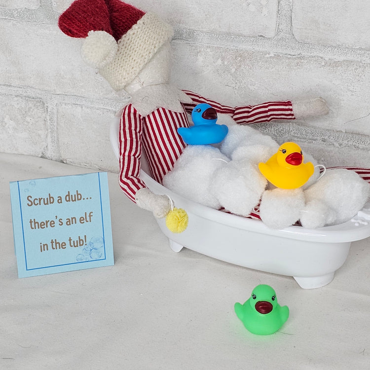 Snowday and Elf Bubble Tub Combo