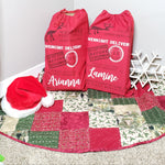 Load image into Gallery viewer, Personalized Santa Bag, oversized gift bag
