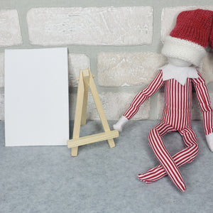 Activity: Paint, Easel + Canvas Elf Artist 4pc Set