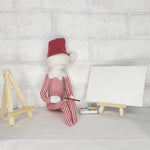 Load image into Gallery viewer, Art: Paint, Easel + Canvas Elf Artist Set
