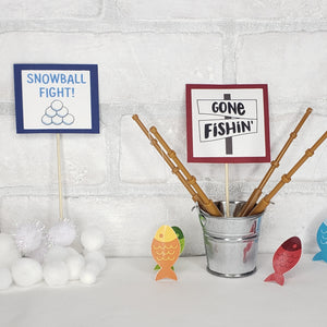 Gone Fishin' & Snowball Fight Combo Set