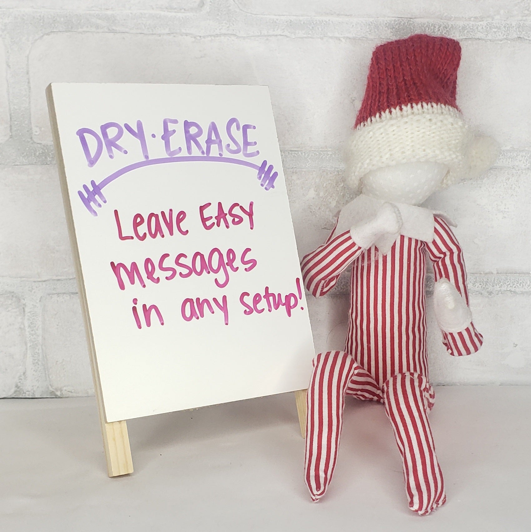 Dry Erase Easel- Elf Sign