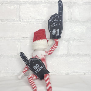 Elf games: Foam finger