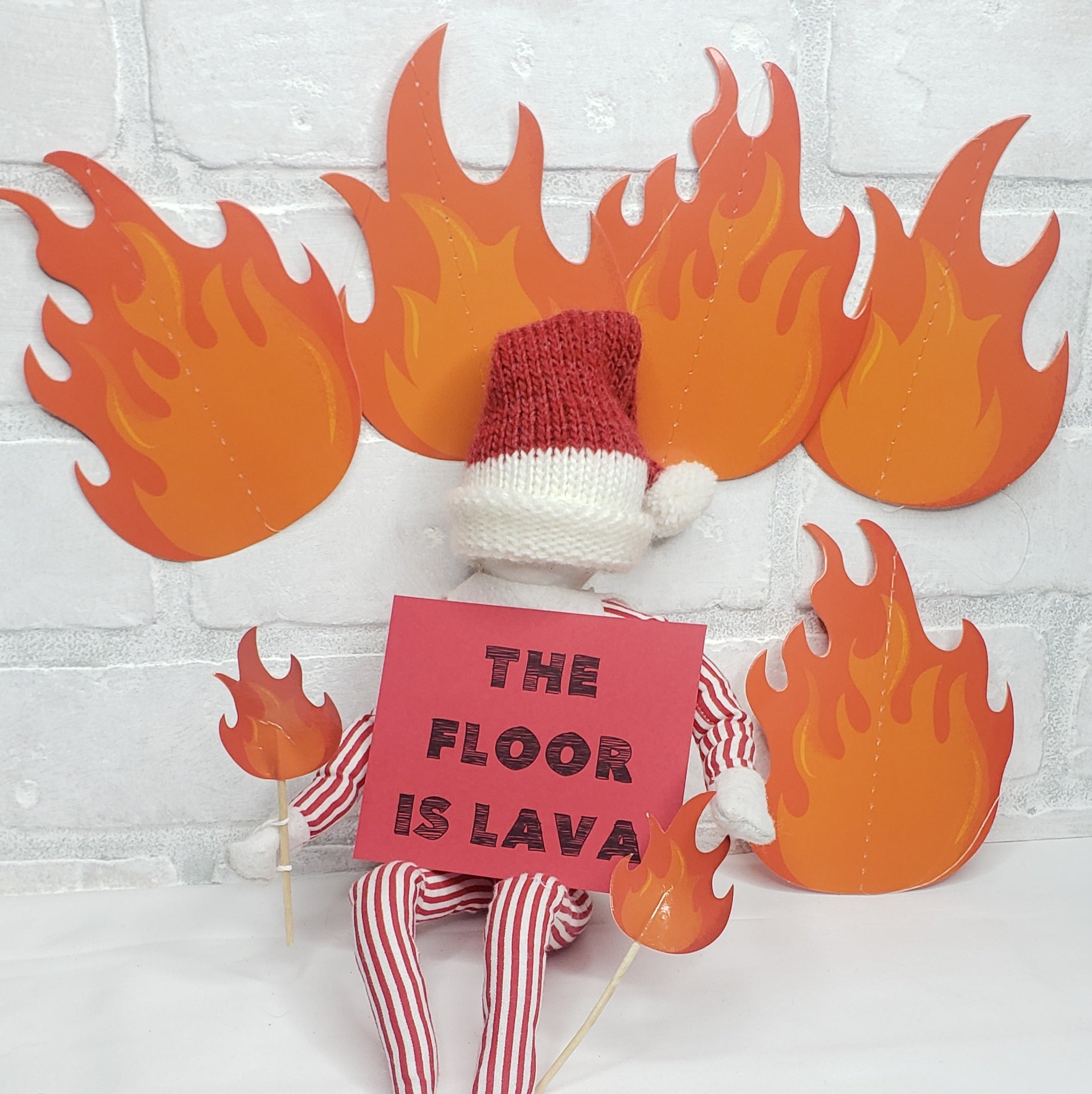 The Floor is Lava - elf scene