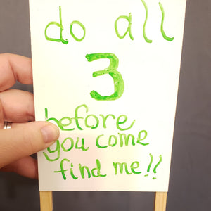 Dry Erase Easel- Elf Sign